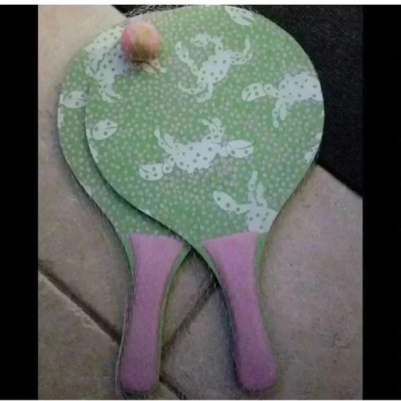 New Without Tags Lilly Pulitzer Paddle Ball Set with Lilly Pulitzer Ball - Picture 1 of 4